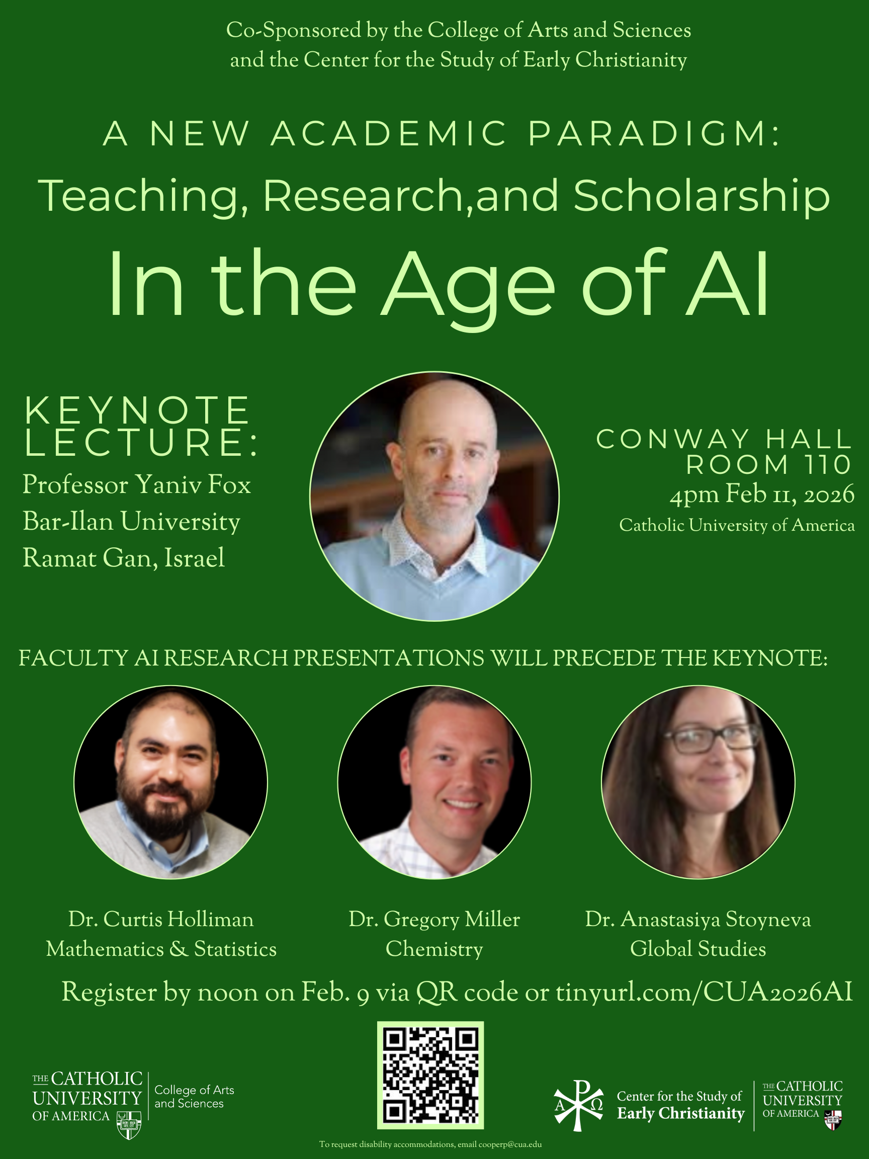 Flyer for AI lecture